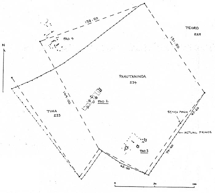 PAO 2, 3 , 4, location map